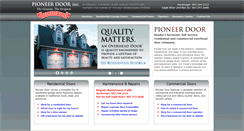 Desktop Screenshot of pioneerdoorak.com