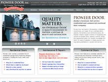 Tablet Screenshot of pioneerdoorak.com
